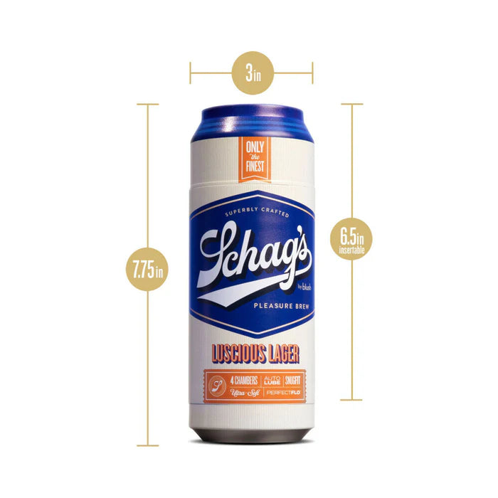 Schag's Luscious Lager Self-Lubricating Stroker Frosted