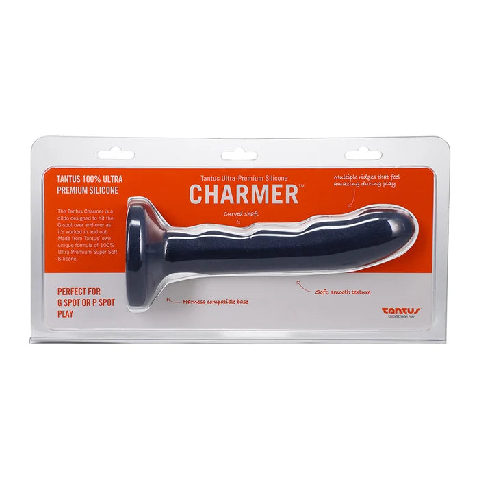 Charmer Silicone Dildo in Sapphire