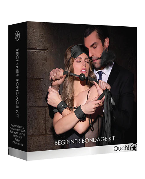 Ouch! Beginners Bondage Kit Black