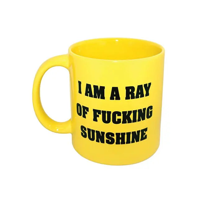 Attitude Mug I am a Ray of Fucking Sunshine - 22 oz
