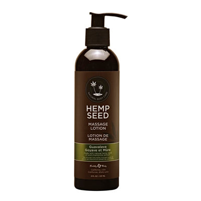 Hemp Seed Massage Lotion 8oz in Guavalava