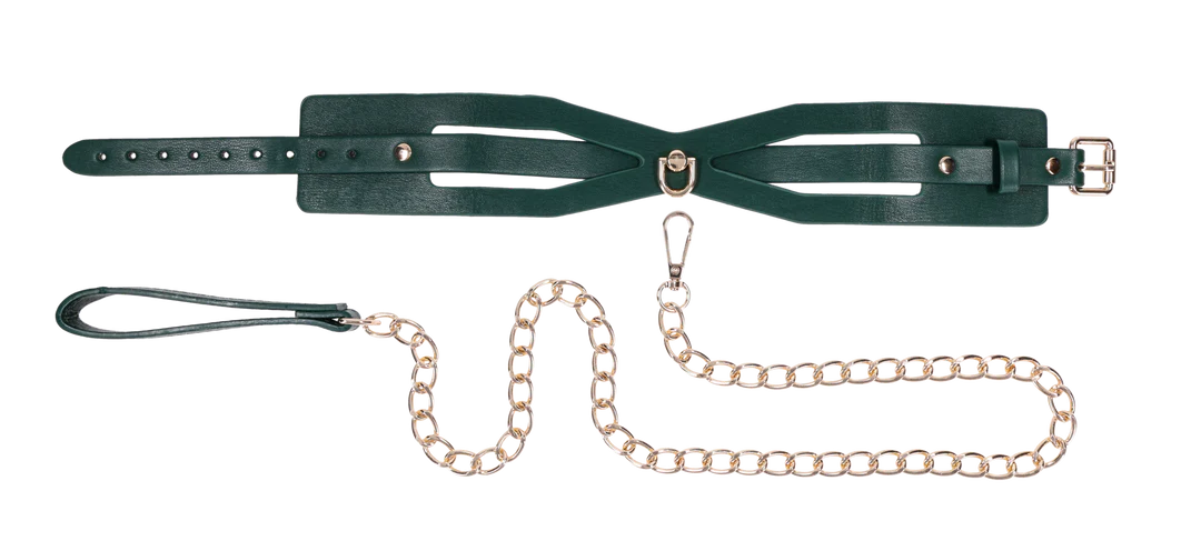 S&M Indica Cutout Collar and Leash