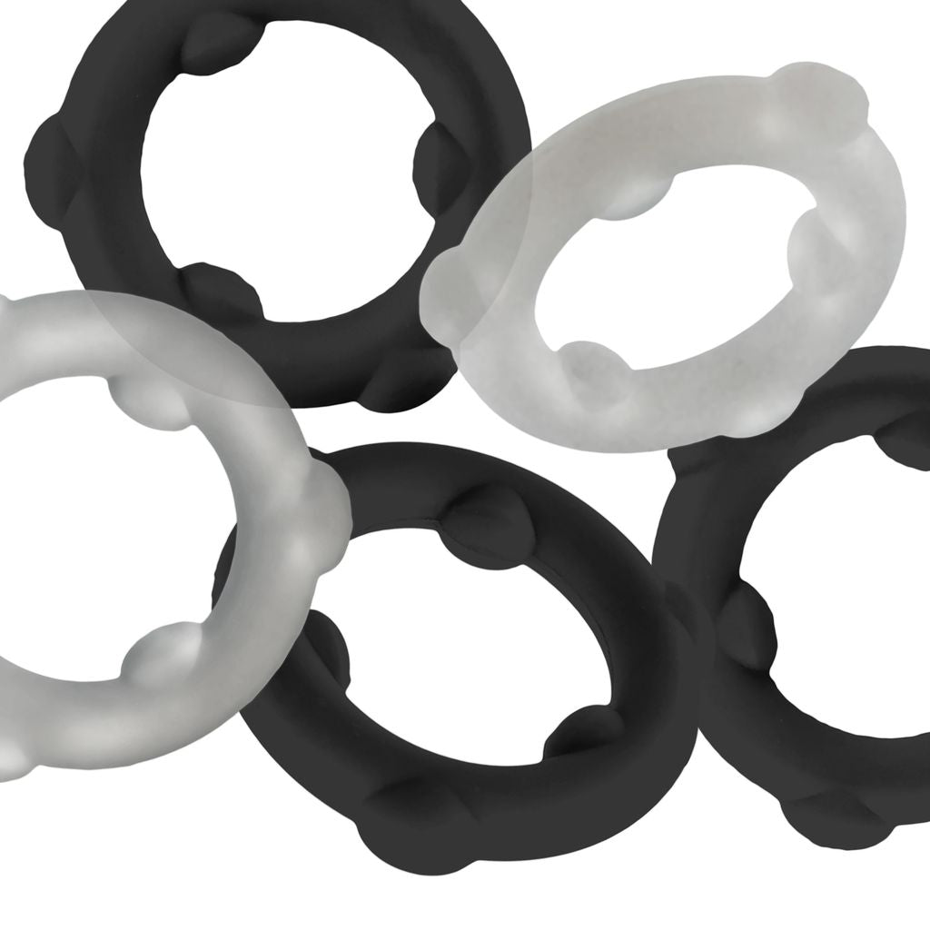 Gearheads 5-Pack Liquid Silicone C-Rings