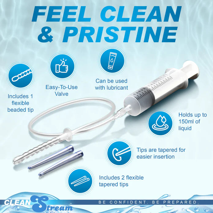Enema Syringe with Attachments