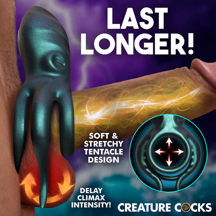 Creature Cocks Octo Grip Vibrating Silicone Cock Ring