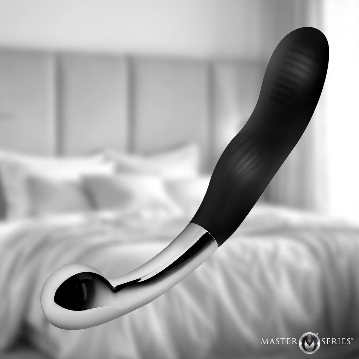 Master Series Dual Desire Silicone & Metal Dildo
