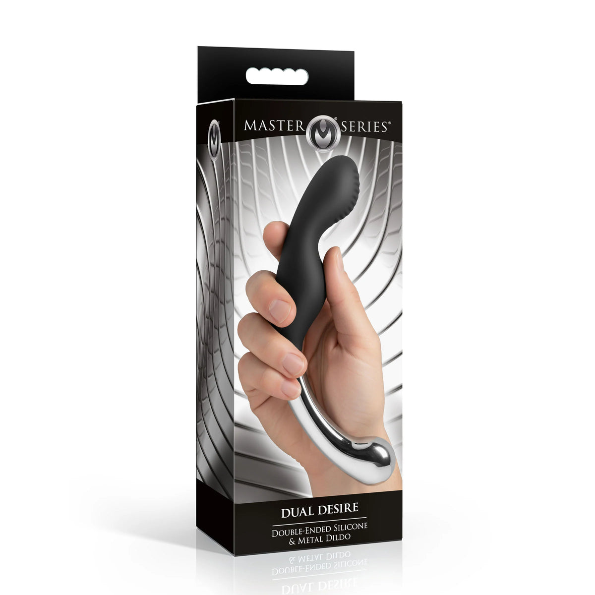 Master Series Dual Desire Silicone & Metal Dildo