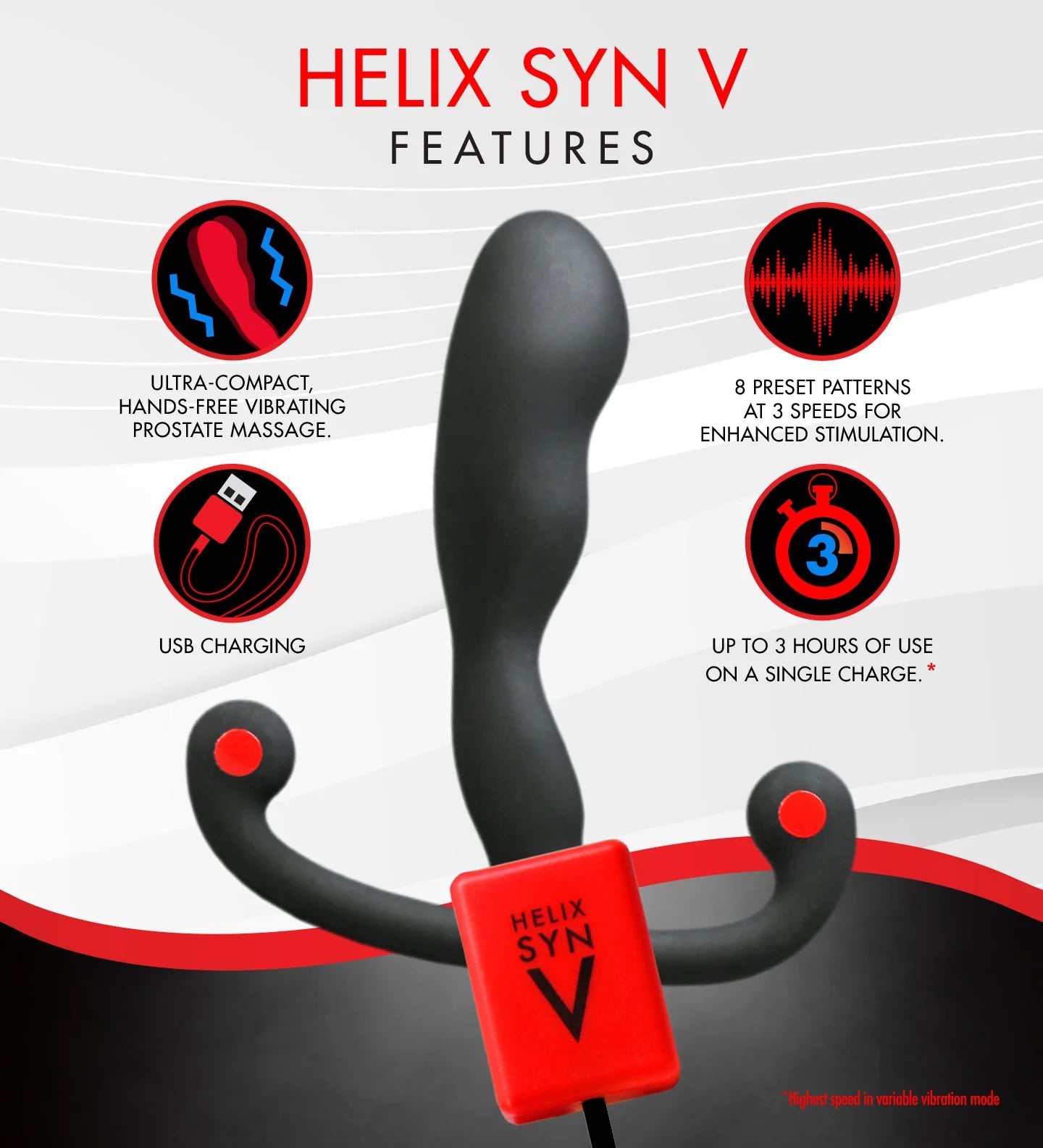 Helix Syn V Vibrating Prostate Stimulator