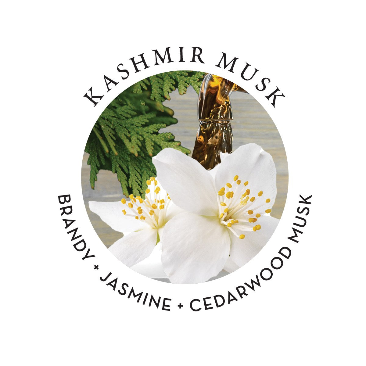 Hemp Seed Massage Oil 8 oz in Kashmir Musk