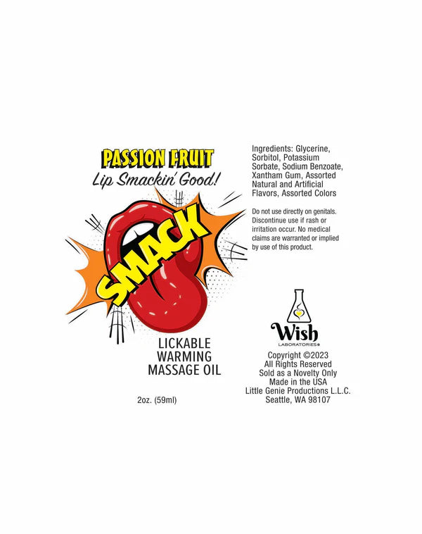 Smack Tarts Lickable Lube Pineapple 2 oz