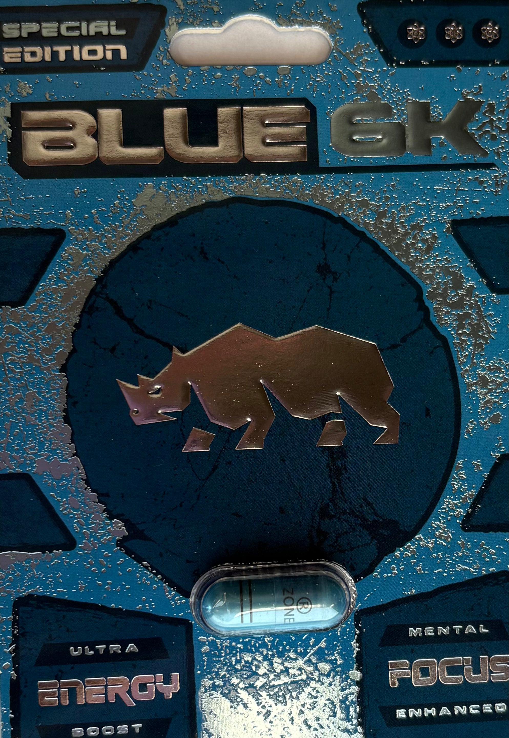 RHINO 6k Blue Male Enhancement Pill