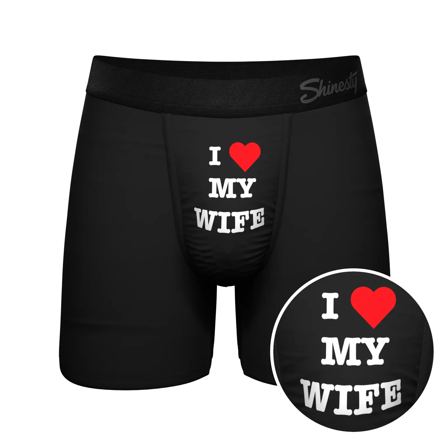 Shinesty I Love My Wife Ball Hammock® Boxers