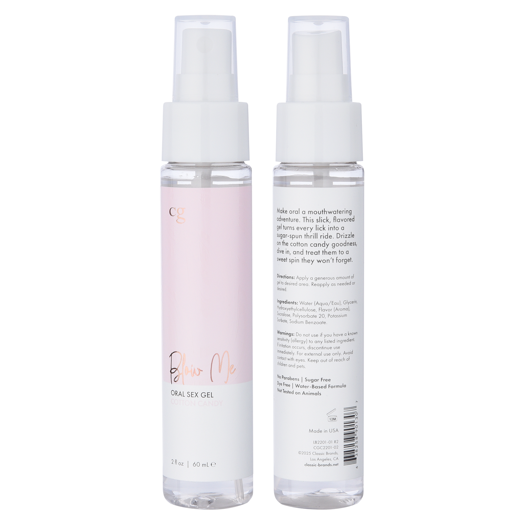 CG Blow Me Oral Gel in Cotton Candy
