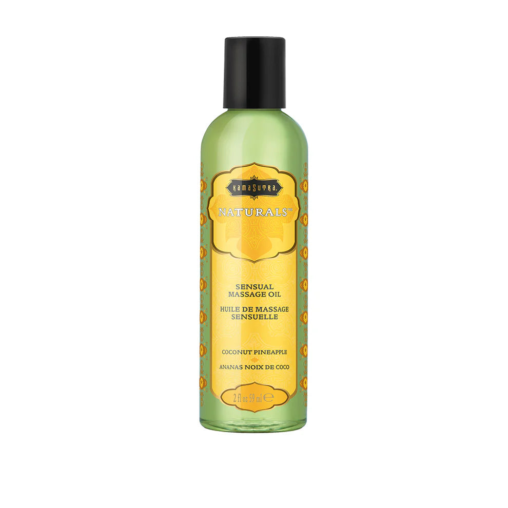 Kama Sutra Naturals Massage Oil Coconut Pineapple 2 oz