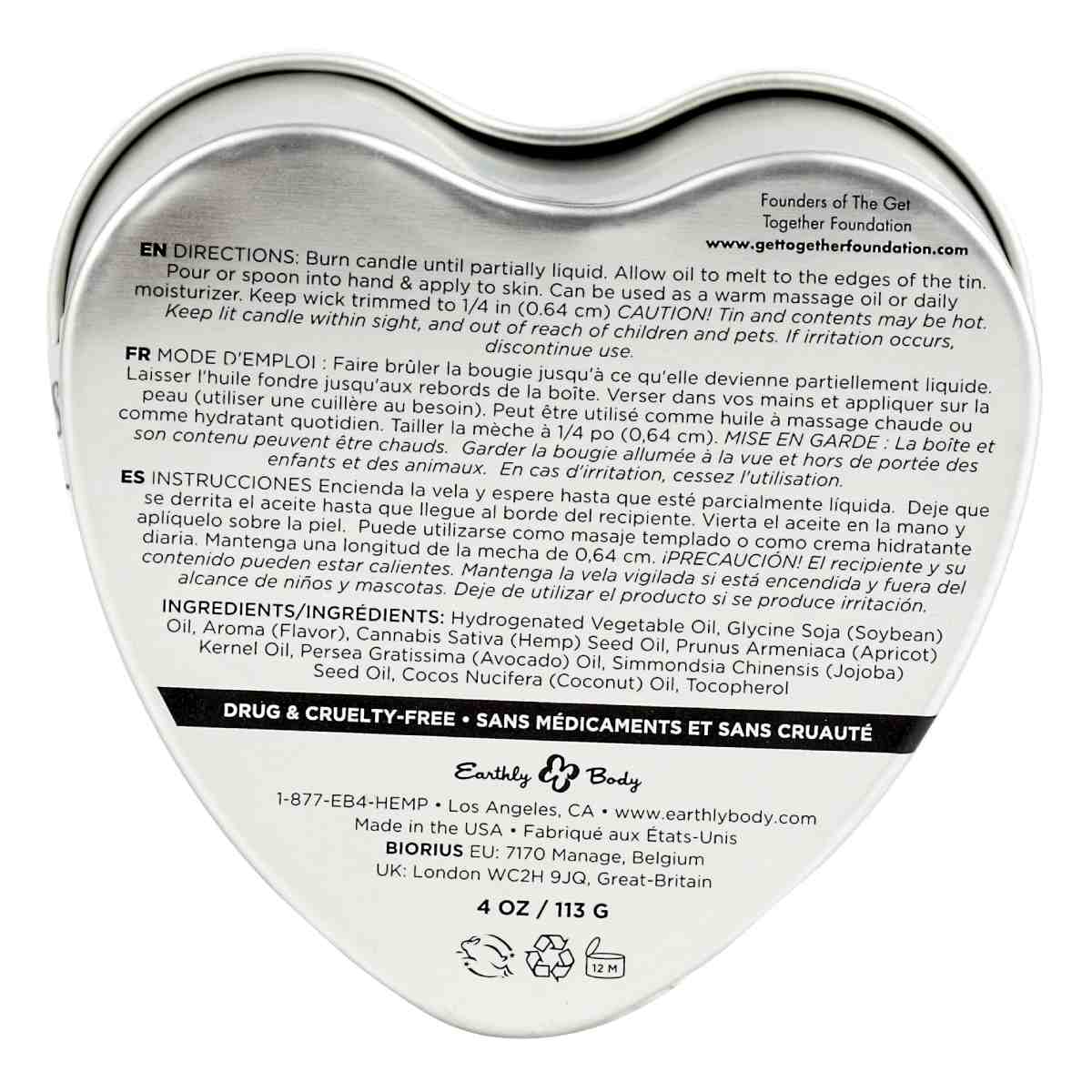 Edible Massage Candle in Strawberry