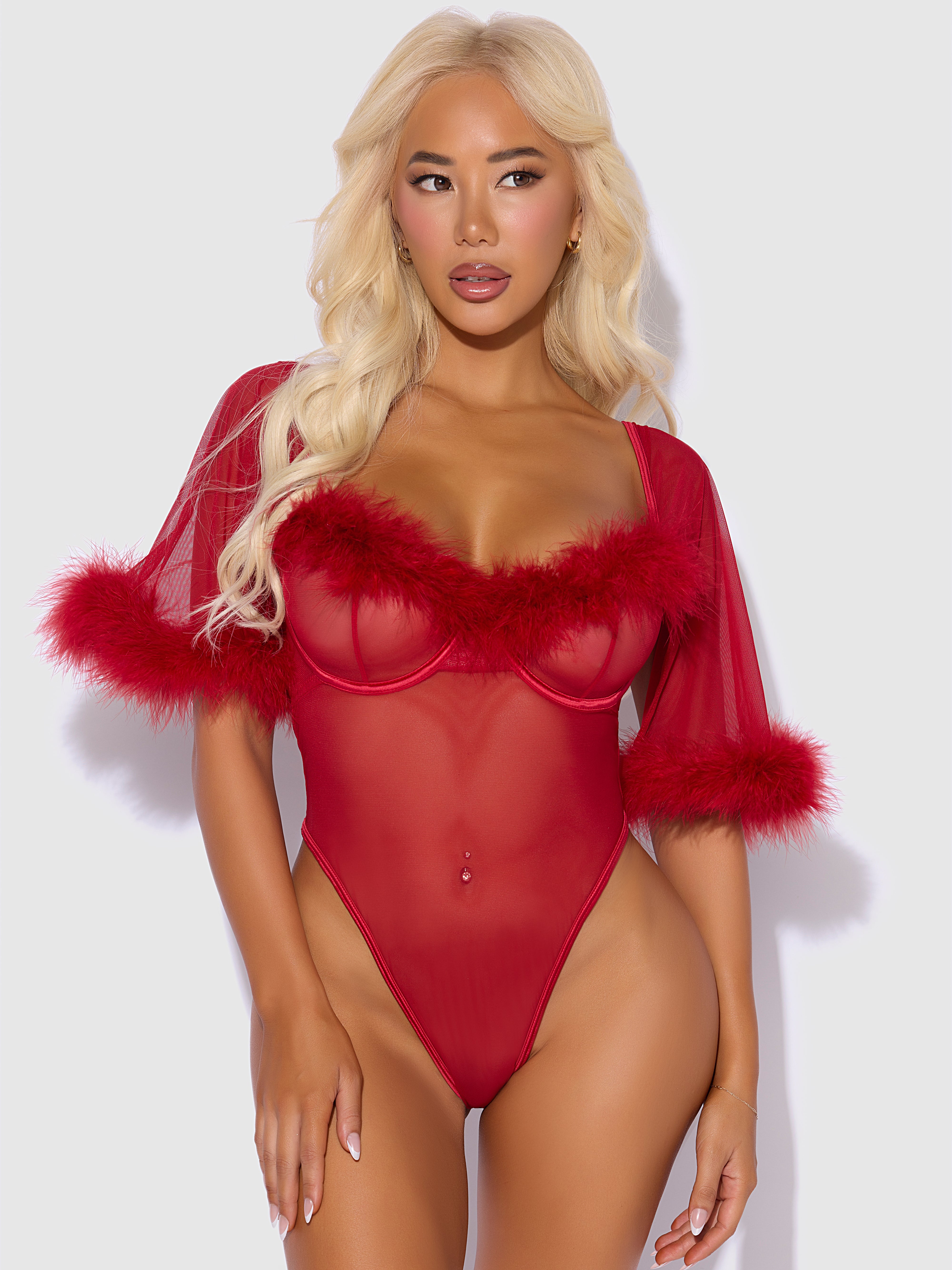 Marilyn Marabou & Mesh Teddy