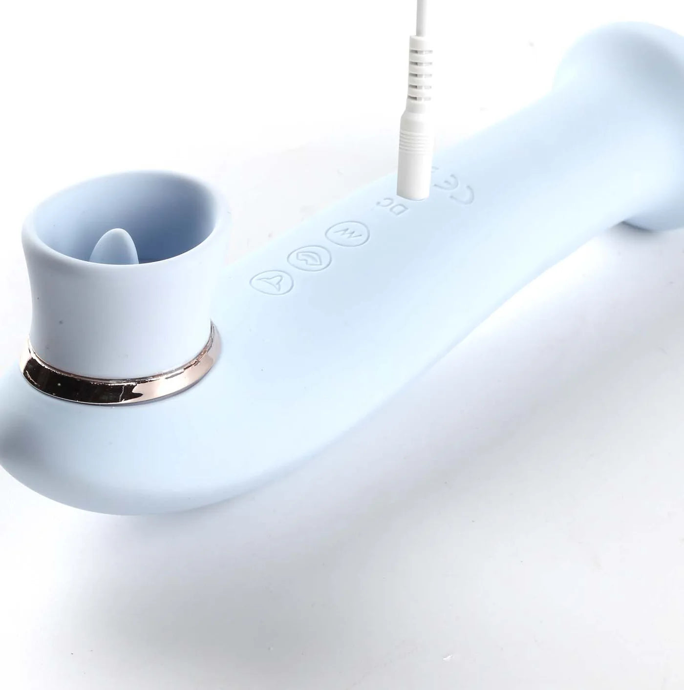 DESTINY 15-Function Rechargeable Suction + Vibration Blue