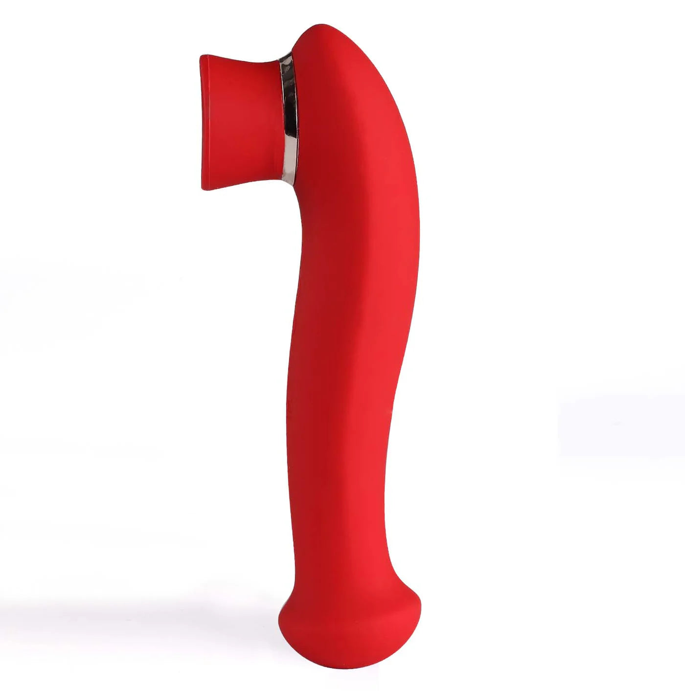 DESTINY 15-Function Rechargeable Suction + Vibration Red