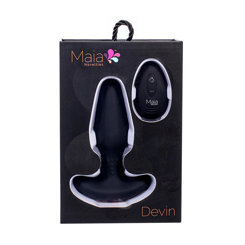 DEVIN Remote Silicone Dual Motor Butt Plug