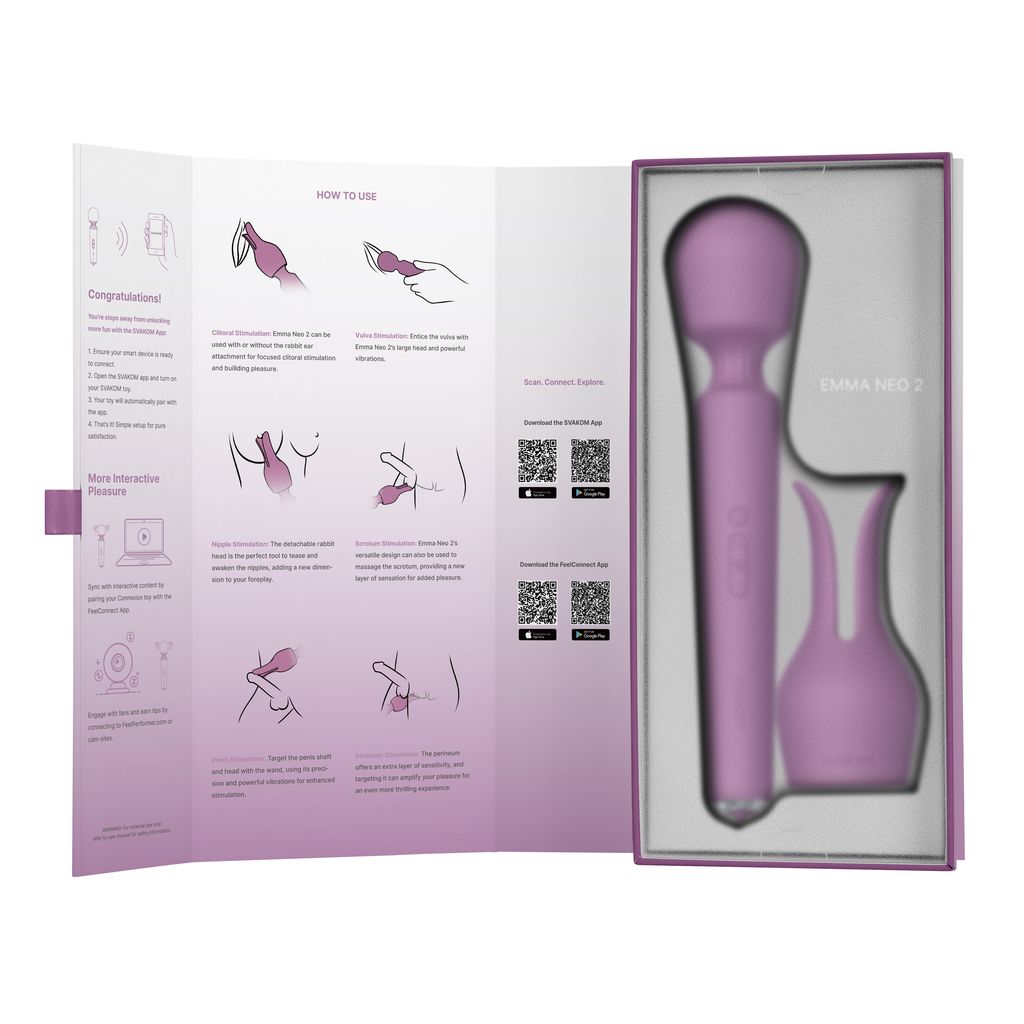 Emma Neo 2 Interactive Wand Vibrator
