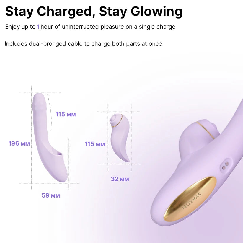DuoGlow 5-in-1 Vibrator＋Stimulator