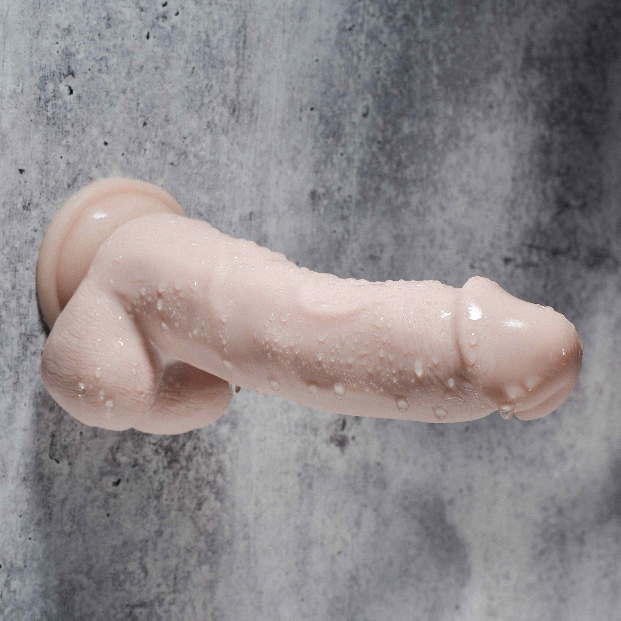 Real Supple Poseable Girthy 8.5" Dildo Light