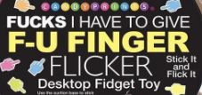 F-U Flick a finger Flicker Fidget Toy