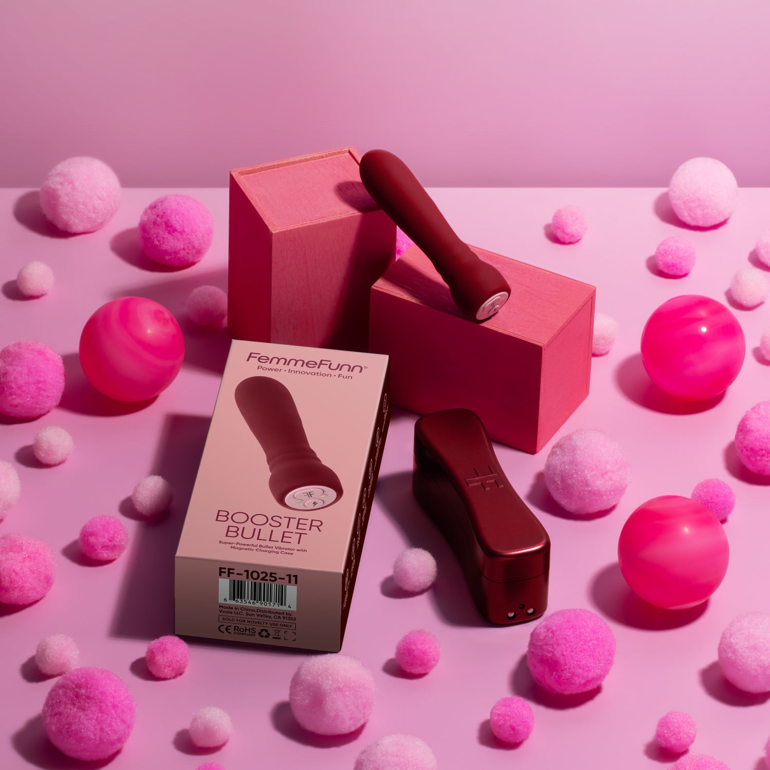 Booster Bullet in Maroon