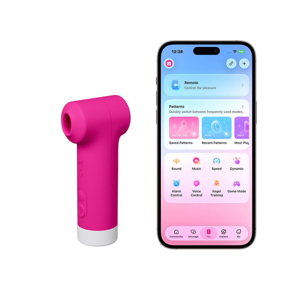 Lovense Fizz Dual-Head Suction & Tapping Clitoral Vibrator