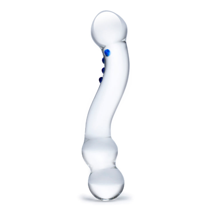 Gläs 6" Curved G-spot Glass Dildo