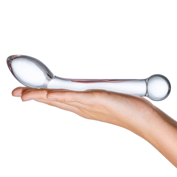 Gläs 8" Slimline G-Spot Glass Dildo