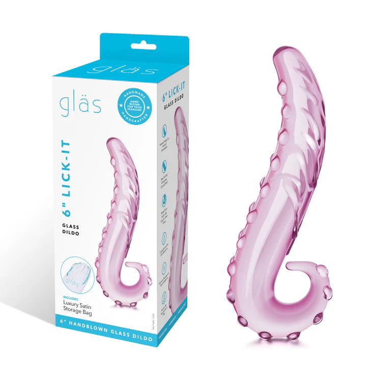 Gläs 6" Lick-it Glass Dildo
