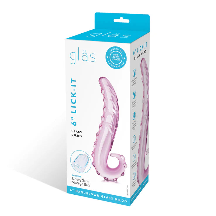Gläs 6" Lick-it Glass Dildo