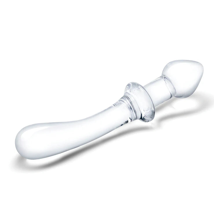 Gläs 9" Classic Curved Dual-Ended Glass Dildo