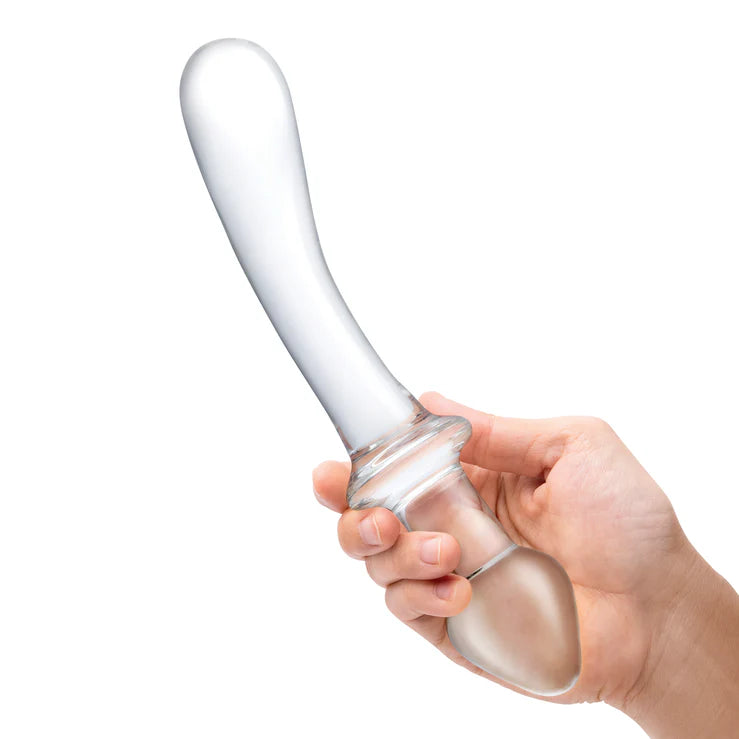 Gläs 9" Classic Curved Dual-Ended Glass Dildo