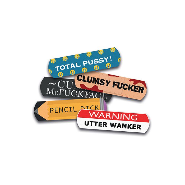Insult to Injury Bandages w/Assorted Sayings - Box of 25