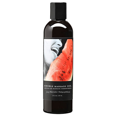 Edible Massage Oil 8oz in Watermelon