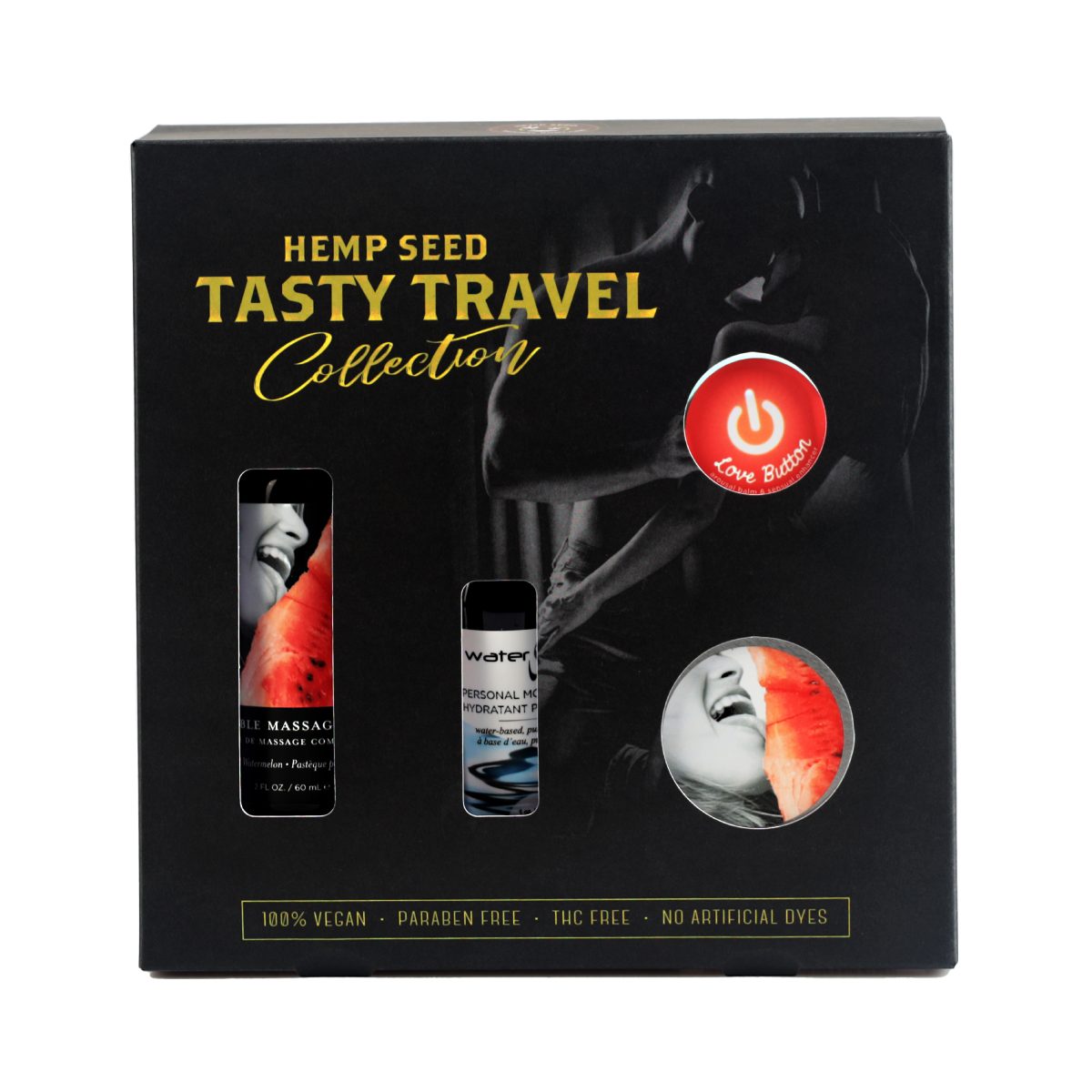 Hemp Seed Tasty Travel Gift Set in Watermelon