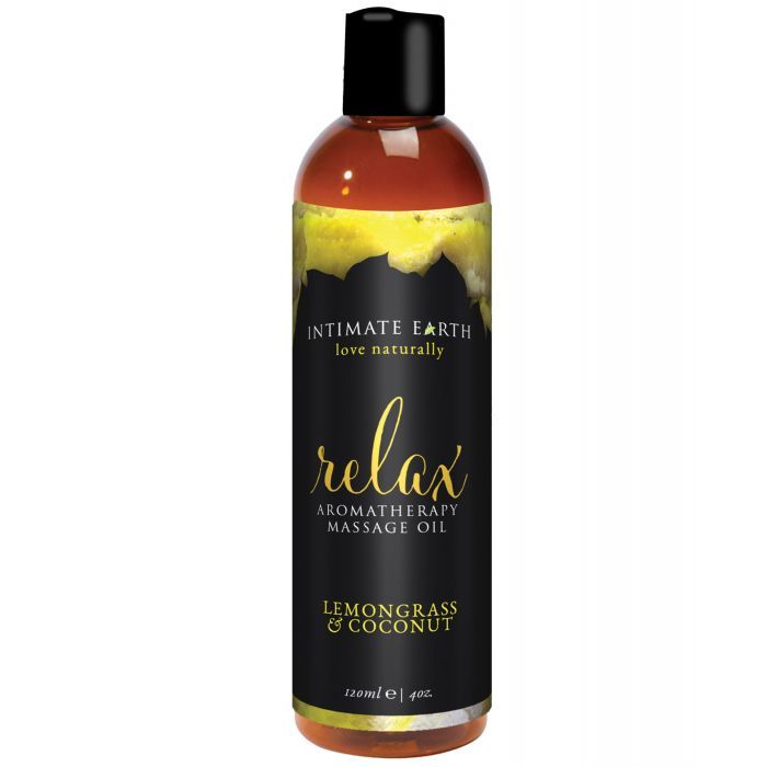Relaxing Massage Oil 4oz Coconut & Lemongrass