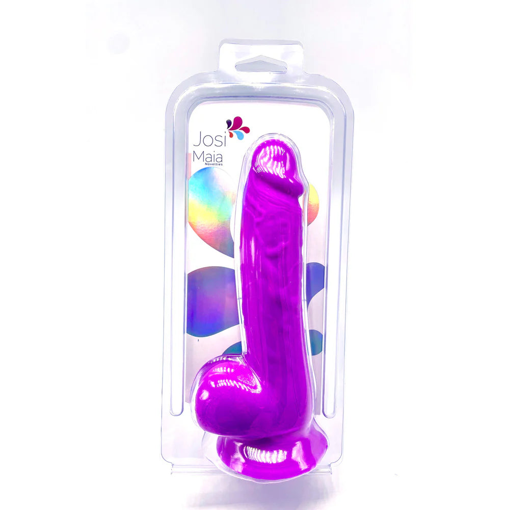 JOSI 8-Inch Silicone Realistic Suction Cup Dong