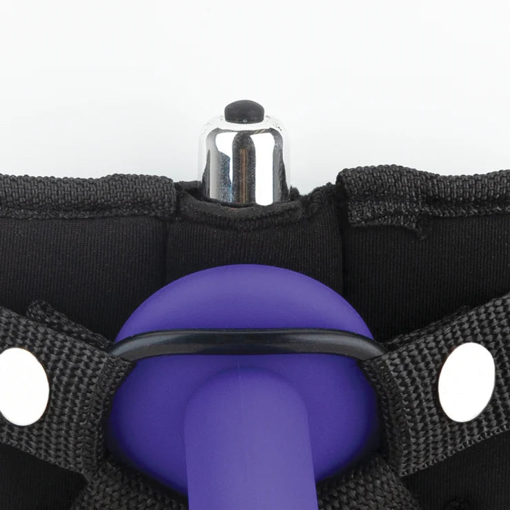 Lux Fetish Strap on Harness Black