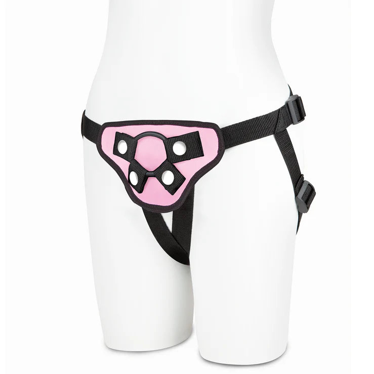 Lux Fetish Pretty in Pink Strap-on Harness