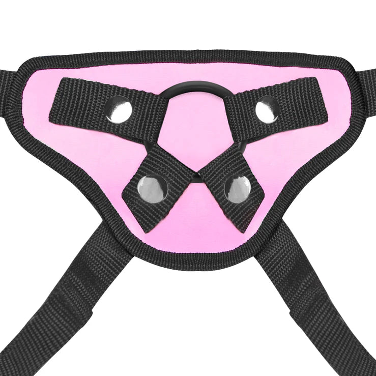 Lux Fetish Pretty in Pink Strap-on Harness