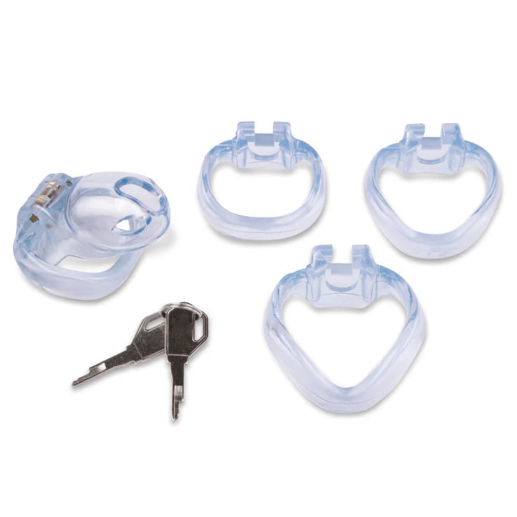 Lockmaster 3.5" Side Lock See Thru Chastity Cage