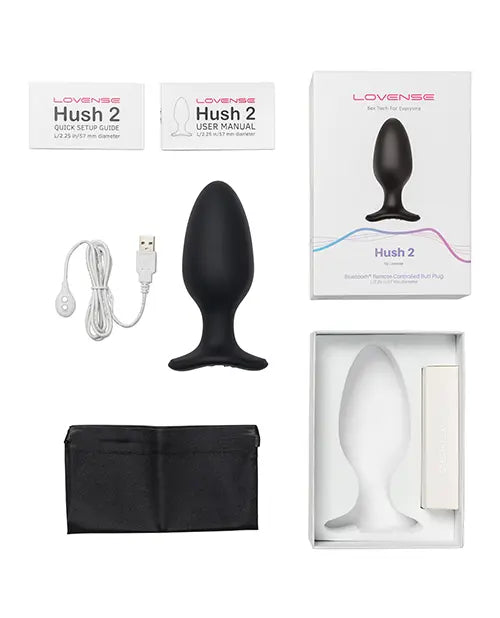 Lovense Hush 2 2.25″ Vibrating Butt Plug