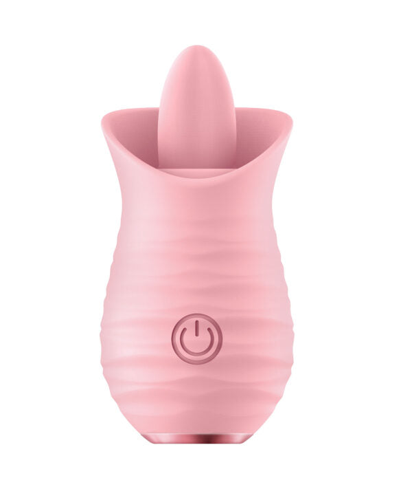 Luv Inc Tongue Flickering Vibrator Pink