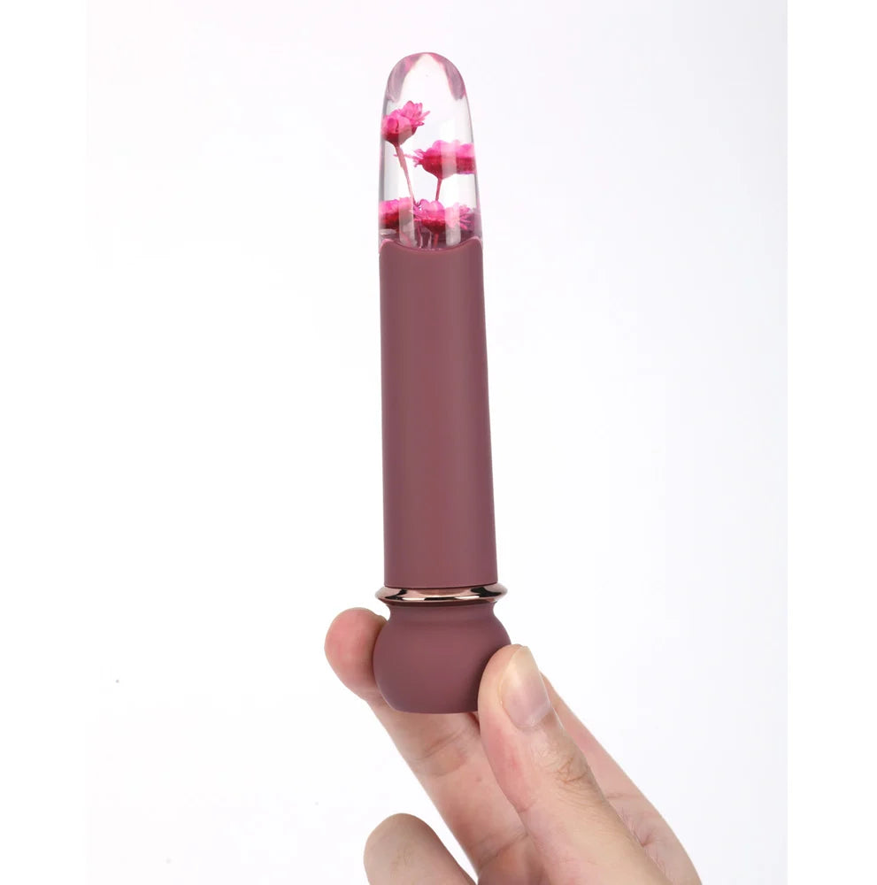 Jaguar Flora Flower Bullet in Burgundy