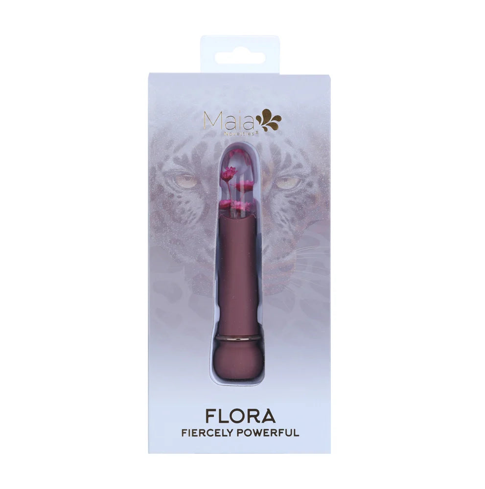 Jaguar Flora Flower Bullet in Burgundy