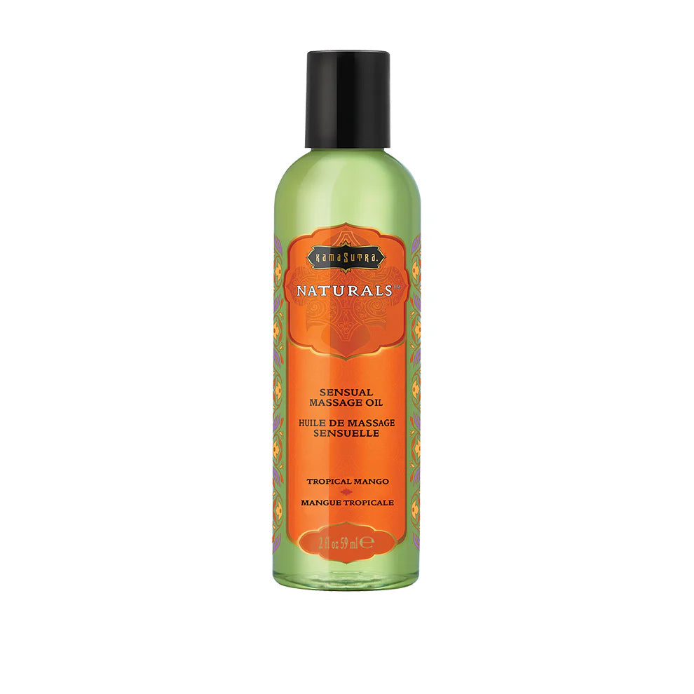 Kama Sutra Naturals Massage Oil Tropical Mango 2 oz