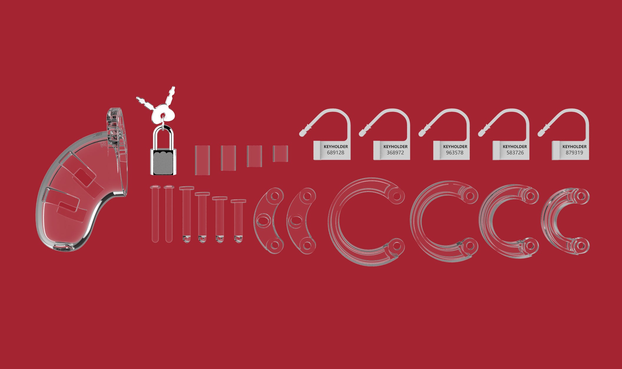 MANCAGE 3.5 Cock Cage in Clear